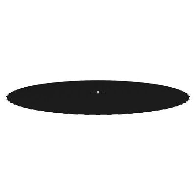 vidaXL Skakalna podloga iz blaga črna za 3,96 m okrogel trampolin