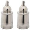 vidaXL Obeski za svetilke 2 kosa Satin Nickel E27