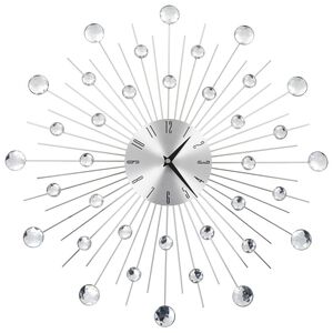 vidaXL Stenska ura s Quartz gibanjem moderen dizajn 50 cm
