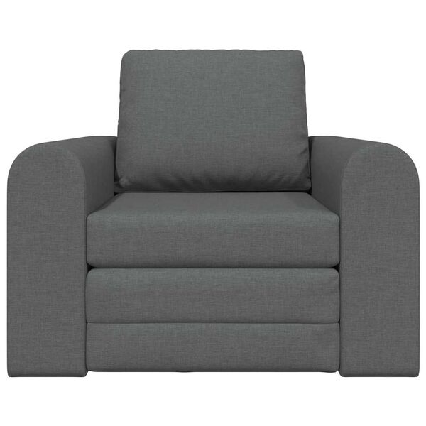 vidaXL Sofa postelja Temno siva 98 x 71 x 83 cm blago