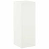 vidaXL Stojalo za rastline Bela 30 x 30 x 80 cm Jeklo