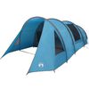 vidaXL Tunelski &scaron;otor za 4 osebe Modra in siva 778 x 356 x 210 cm