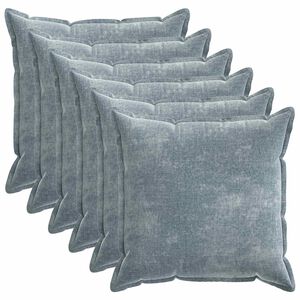 vidaXL Prevleka za blazino 6 kos HOUTEN Svetlo modra 80 x 80 cm