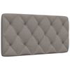 vidaXL Blazina za vzglavje taupe 100 cm blago