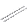 vidaXL Navojna palica 2 pcs srebrna 6 x 170 mm Jeklo