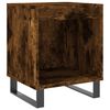 vidaXL Nočna omarica dimljen hrast 40x35x50 cm inženirski les