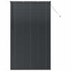 vidaXL Venecijanske žaluzije Črna 220 x 130 cm Aluminij