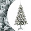 vidaXL Umjetno božično drevo z okrasnimi kroglami 120 cm 150 LED