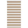 vidaXL Zebra zavesa pe&scaron;čeno rjava 85x100 cm &scaron;irina blaga 80,9 cm poliester
