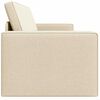 vidaXL Sofa postelja krema 245 x 78 x 77 cm blago