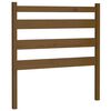 vidaXL Posteljno vzglavje medeno rjavo 81x4x100 cm trdna borovina
