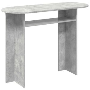 vidaXL Konzolna miza Betonsko siva 100 x 39,5 x 75 cm Inženirski les