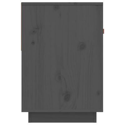 vidaXL TV omarica siva 90x40x60 cm trdna borovina