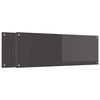 vidaXL Kuhinjski panel 2 kos Temno siva 120 x 40 cm kaljeno steklo