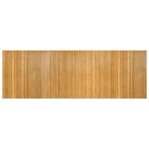 vidaXL Preproga pravokotna naravna 100x300 cm bambus