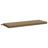 vidaXL Blazina za klop SOEST 100% poliester Taupe 100 x 40 x 5 cm