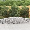 vidaXL Obokane gabion košare 10 kosi 400x30x40/60 cm pocinkano železo