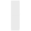 vidaXL Lekarniška omara bela 30x42,5x150 cm iverna plošča