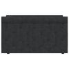 vidaXL Dnevna postelja USB črno blago 90x200 cm