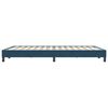vidaXL Box Spring postelja brez vzmetnico Temno modra 140x220 cm