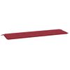 vidaXL Blazina za vrtno klop vinsko rdeča 180x50x3 cm oxford tkanina