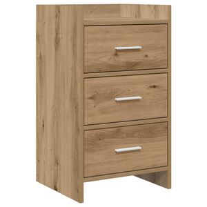 vidaXL Posteljne mize Artisan hrast 40 x 36 x 70 cm Inženirski les