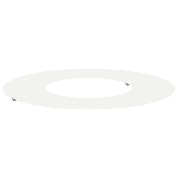 vidaXL primeren za ravni obroč drevesa Bela &Oslash;30 / 60 cm Jeklo