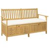 vidaXL Klop s prostorom za shranjevanje 2 -Seater 148 x 63 x 84 cm