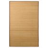 vidaXL Preproga iz bambusa 100x160 cm rjava