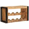 vidaXL Stojalo za vino Rjava 80 x 45 x 33 cm Trd grob les manga