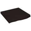 vidaXL Kopalni&scaron;ki pult temno rjav 60x60x(2-6) cm obdelan trden les