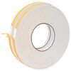 vidaXL Samolepilni pena trak 2 kos Bela 10mm x 10m CR pena