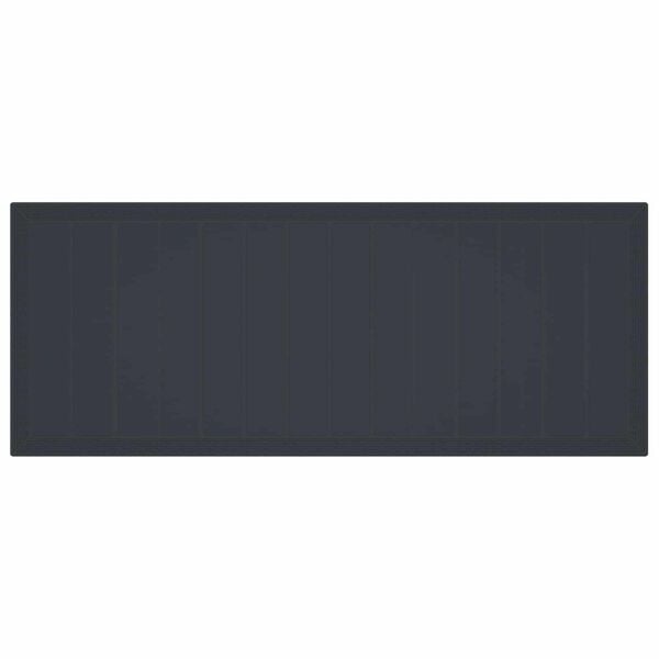 vidaXL Komplet za jedilnico v vrtu 9 pcs Antracit Polt rattan