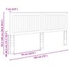 vidaXL Vzglavje z vzglavjem Sonoma hrast 180 cm Konstruiran les