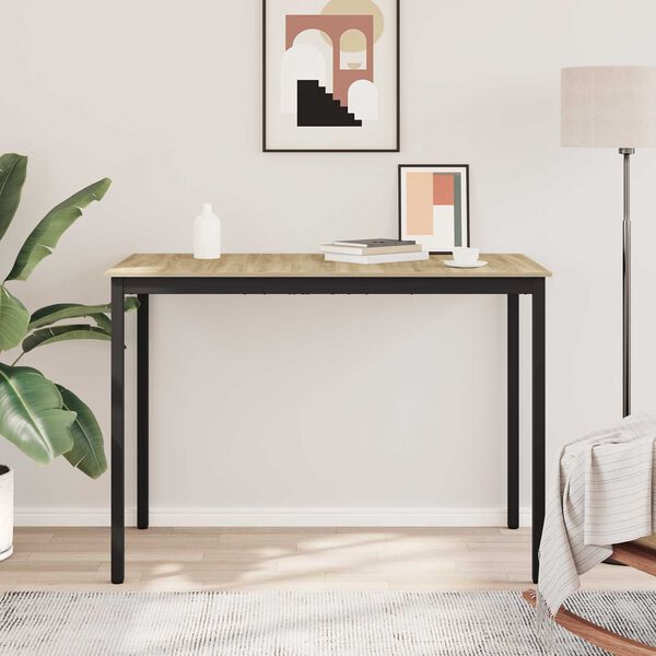 vidaXL Stoječ miza za bar Konstruiran les