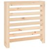vidaXL Pokrov za radiator 79,5x19x84 cm trdna borovina