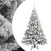 vidaXL Umjetno božično drevo z okrasnimi kroglami 120 cm 150 LED