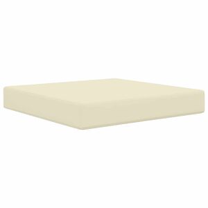 vidaXL Zunanja blazina za kavč krema 60 x 60 x 8 cm Poliester