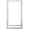vidaXL Stojalo za drva 50x28x94 cm nerjaveče jeklo