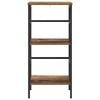 vidaXL Knjižna polica Star les 40 x 29,5 x 81 cm Konstruiran les