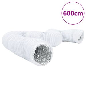 vidaXL Prezračevalni kanal aluminij in PVC 6 m &Oslash;15 cm