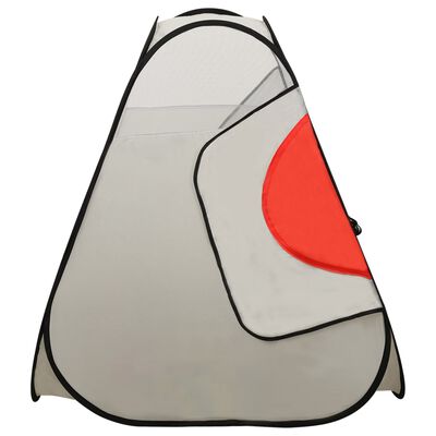 vidaXL Otroški šotor za igranje v obliki slončka siv 174x86x101 cm