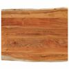 vidaXL Mizna plo&scaron;ča 100x80x3,8 cm pravokotna akacija naraven rob