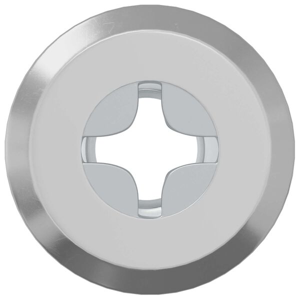 vidaXL Zaklepna matica 2 pcs srebrna M6 x 15 mm Jeklo