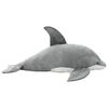 vidaXL Pli&scaron;asta igrača delfin siv