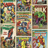 Kids at Home Tapeta Marvel Action Heroes