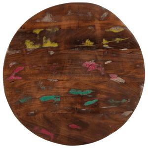 vidaXL Mizna plo&scaron;ča &Oslash; 40x3,8 cm okrogla trden predelan les