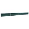 vidaXL Visoka greda pocinkano jeklo 600x80x45 cm zelena