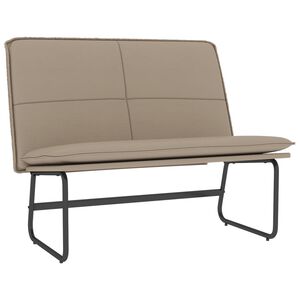 vidaXL Klop kapučino 100x75x76 cm umetno usnje