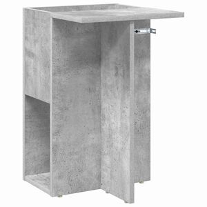 vidaXL Stranska miza Betonsko siva 35 x 40 x 55 cm Inženirski les